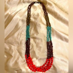 Handmade Boho Beaded Necklace